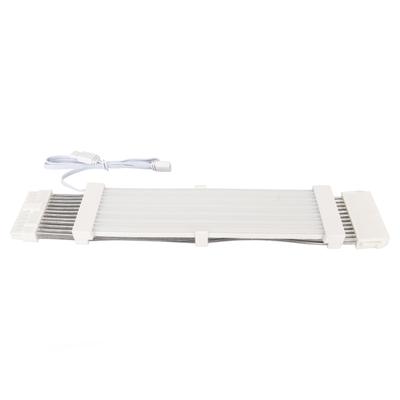 Câble rallonge ARGB gainé 5V 18AWG flexible à support de courant élevé Câble d'alimentation synchronisé avec modes de couleurs multiples