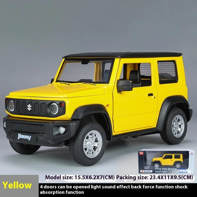 Simulation 1/24 Suzuki Jimny Alloy Automobile Model Die-cast Metal Off-Road Vehicle Model Collection Children's Toy Gifts