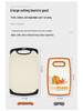 Portable Outdoor Cookware Set: Stainless Steel Cutlery, Storage Bag, and Cutting Board for Camping and Picnics.
