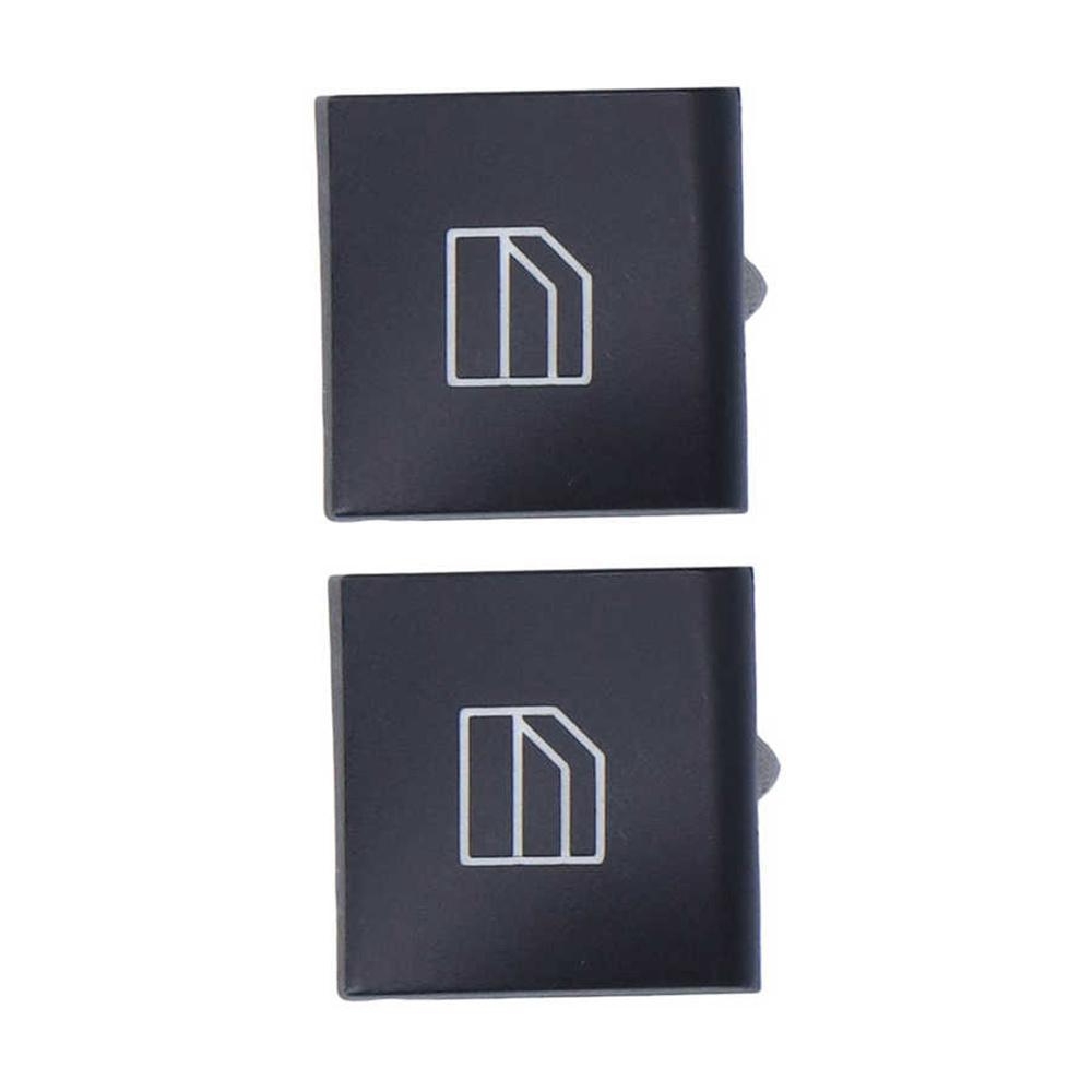 2Pcs Master Window Switch Button Cover Cap For Mercedes-Benz W204 C E Class W212