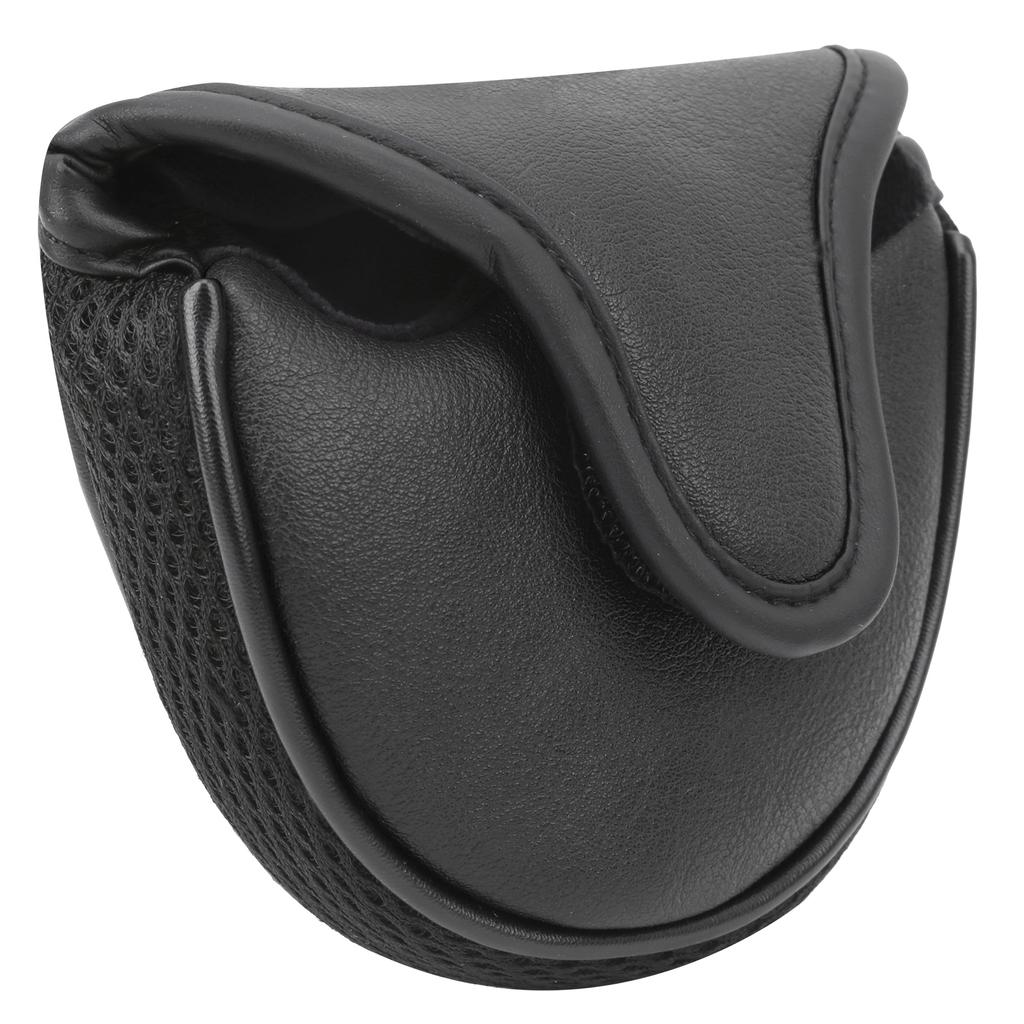 Ochraniacze na putter golfowy Headcover Półkole Skóra PU Ochraniacz Wodoodporny DodatekCzarny