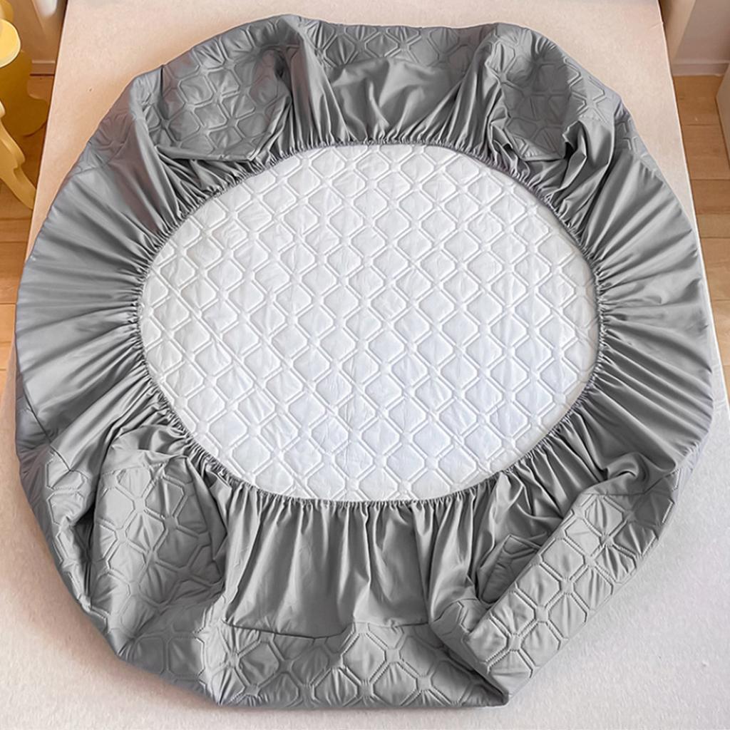 Mattress Protector Square Plaid Pattern Water Resistant Dust Proof Anti Urine Penetration Mattress