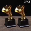 Badminton Trophy Golden Plastic Prizes For Kids Competitions Award Medal Decorative Model Sports Game Toy Champion