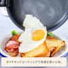 Iris Ohyama 3-Piece Detachable Handle Pot and Frying Pan Set, Induction & Gas Compatible, Diamond-Coated Pan, Lightweight, Long-Lasting Nonstick, Oven