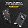 Car Key Emblem Badge Sticker Auto Control Key Logo Decal for Cadillac XT4 XT6 CTS DTS STS XTS ATS BLS SLS CT5 Escalade Deville