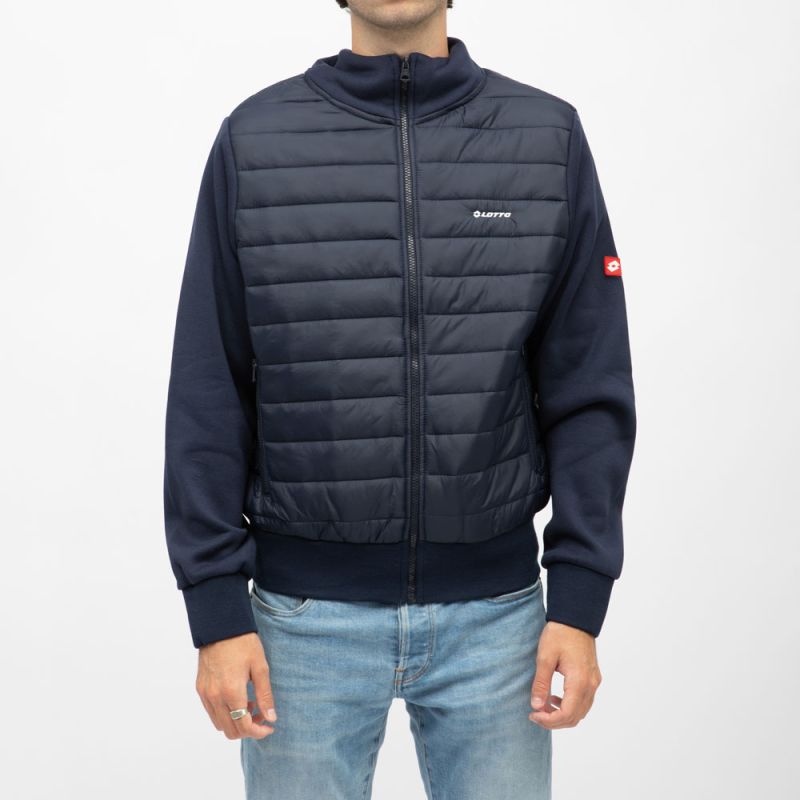 Veste de mi saison doudoune navy bi matiere Homme LOTTO