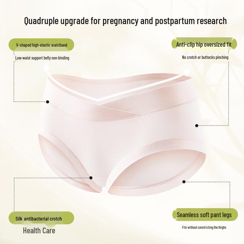 Urban Beauty Maternity Low-Waist Cotton Underwear