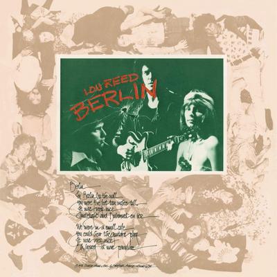 LP Record LOU REED - Berlin 88985349051 RCA 2016 US Rock