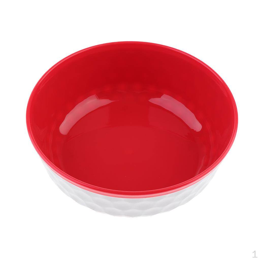 

Pet Bowls Non-slip Cat Dish Feeding Food & Water , 20x7cm, red