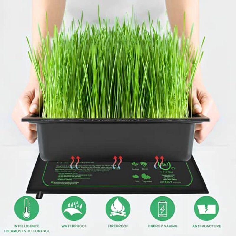 110V/220V Electric Heated Thermal Pads Waterproof Seedling Heating Mats for Seed Indoor Garden Hydroponics Plants Germination
