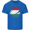 Torn Hungary Flag Hungarian Day Football Unisexs Light Cotton Tshirt
