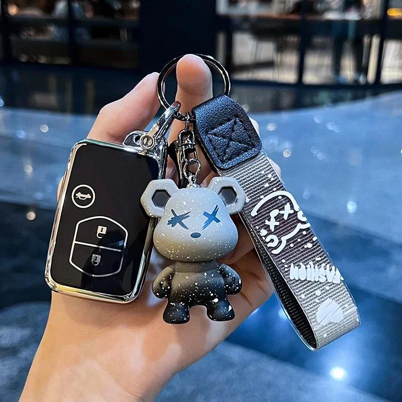 Fashion NEW TPU Car Key Case for Toyota Aqua RAV4 Land Cruiser Camry Prado Corolla Prius Cover Keyless Remote Fob 2 3 4 Buttons
