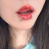 Punk 1Pair Stainless Steel Personalised Sharp Teeth Fake Piercing Lip Ring Exaggerated Jewelry For Women Gothic Body Jewelry