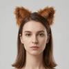 Artificial Gothic Headband Furry Cosplay Headband Artificial Cosplay Lolita Ears Headwear  Photo