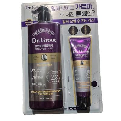 Dr.Groot Scalpverzorging & Wortelversterkende Behandeling Shampoo (700ml + 150ml)
