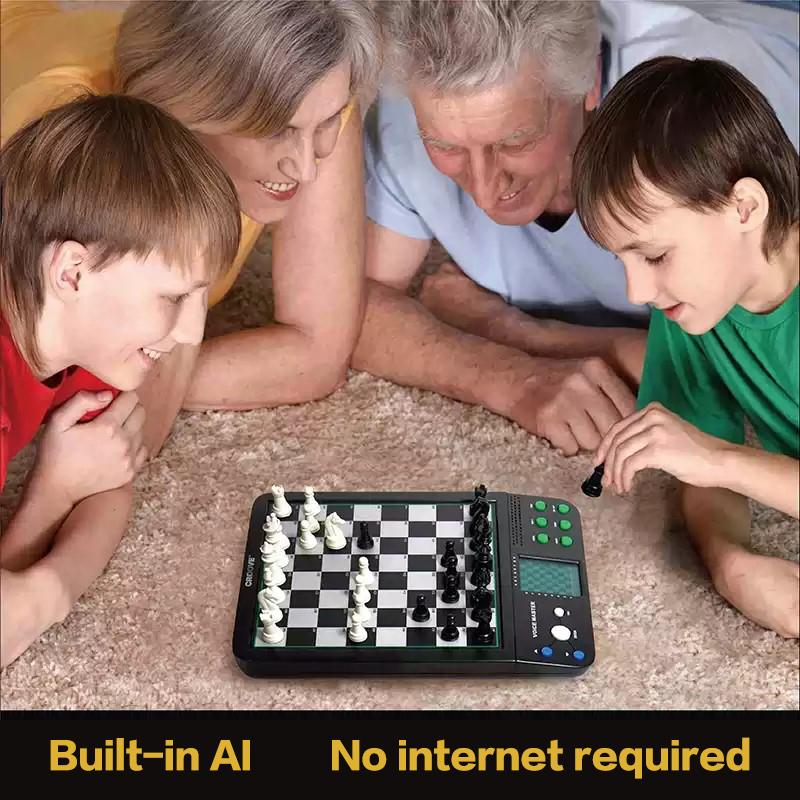 Electronic Chess Game Magnetic Chess Piece Sensory Board Screen Novice Learning Intelligent Ai Against Single-Player Chess
