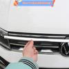 Car Engine Front Grill Grille Frame Decoration Trim Sticker for Volkswagen VW T-cross Tcross 2018 2019 2020 2021 2022 2023