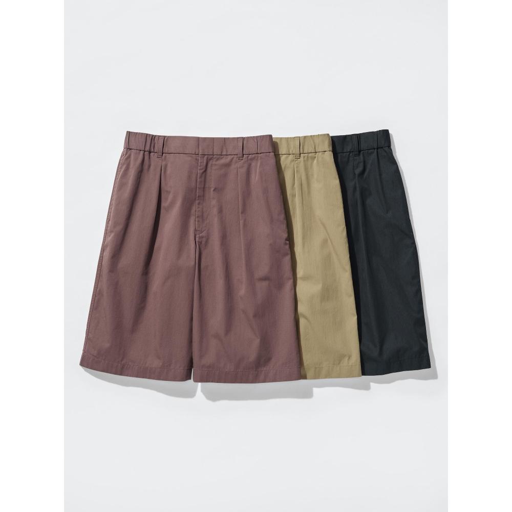 Uniqlo Japan Tuck Wide Shorts