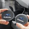 Carbon fiber 2Pcs Car Coaster Anti-slip Water Cup Drink Mat For Subaru STI Impreza Legacy WRX BRZ Forester XV Outback Crosstrek Y12