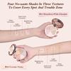 FLOWER KNOWS THE SWEETIE BEAR 4-Farben Concealer Aufhellungs-Palette Dunkle Augenringe Abdecken Volle Deckkraft Konturierung Foundation
