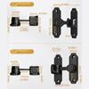 90 180 Degree Luminous Door Buckle Safety No- punching Door Catch Bolt Anti-theft Zinc Alloy Door Hasps Bathroom