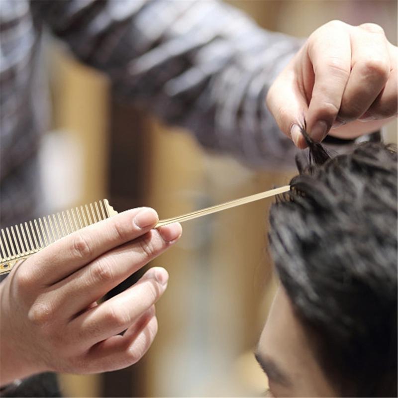 Aluminum Tail Comb Styling Accesories Precise Parting Hair Comb For Hairdressers And Makeup Artists Easy To Clean
