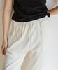 LETTER FROM MOON Bootcut Cotton Pants (Cream)