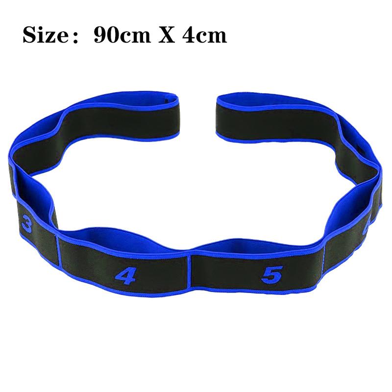 Yoga Pull Strap Gürtel Polyester Latex Elastische Latin Dance Stretching Band Schleife Yoga Pilates GYM Fitness Übung Widerstand Bands