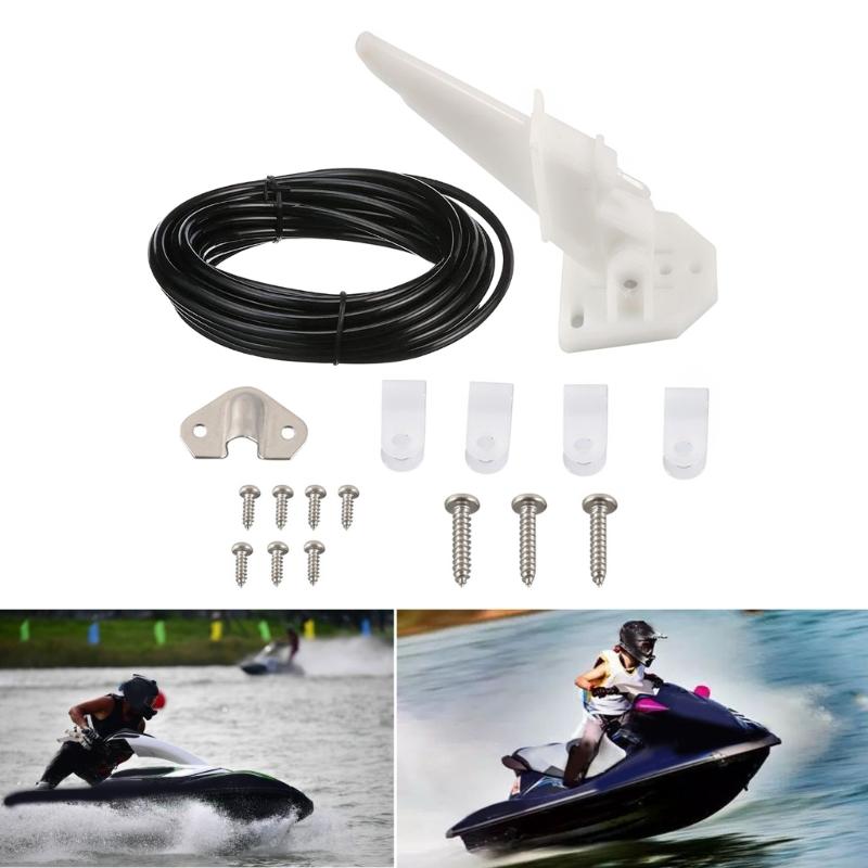 Marine Speedometer Pitot Kit, 20Ft Tubing 80MPH Speedometer Pilot Sea Tool Boats Speedometer Speedos Pitot Pickup Kit