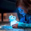 Led Silicone Unicorn Night Lamp For Children