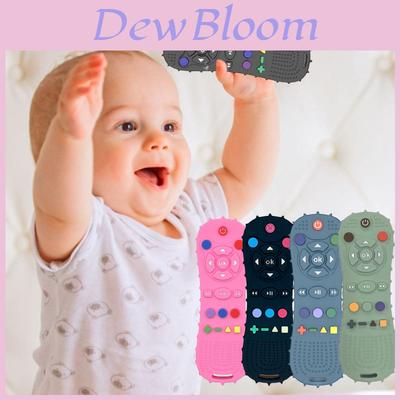Infant Teething Toy With Colorful Buttons Soft And Chewy Food Grade Silicone 15*5cm