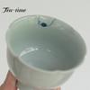 70ml Cute Cat Butterfly Ceramic Teacup Hand-painted Blue and White Tea Bowl Antique  Flower Mouth Master Cup Kung Fu Tea Set