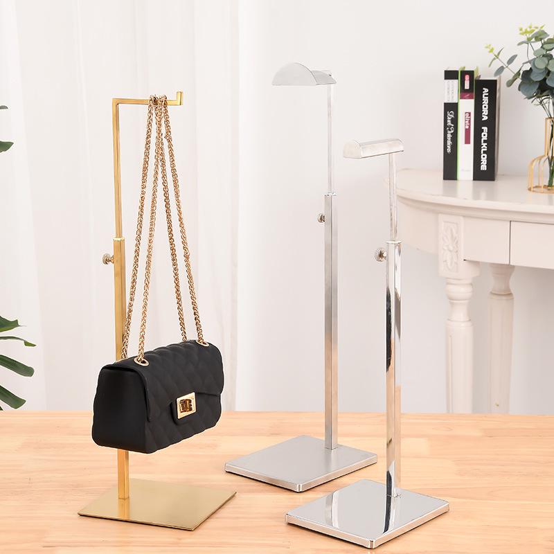Stainless Steel Adjustable Multi-functional Bag Display Stand for Clothing Stores - 2025 New Style