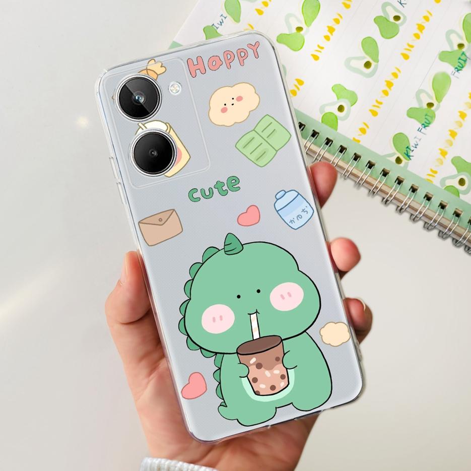 For Realme 10 4G Case Colorful Painted Cover Soft Silicone Phone Case For Realme 10 Pro Plus Realme10 Pro+ Back Cover Coque Capa