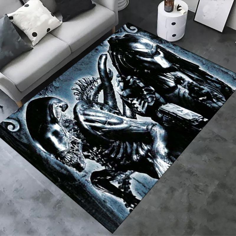 Aliens Monster Carpet Rug for Living Room Bedroom Home Sofa Decoration,Kids play Non-slip Floor Mat