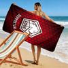 Lille OSC Print Beach Towel, Large Soft Quick Dry Towel for Beach Camping Swimming
