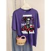 Expensive Talks Back Coffee Butterfly Skulls Print T Shirt Women Summer O-Neck T-Shirts Y2K Soft Short Sleeve Casual Top