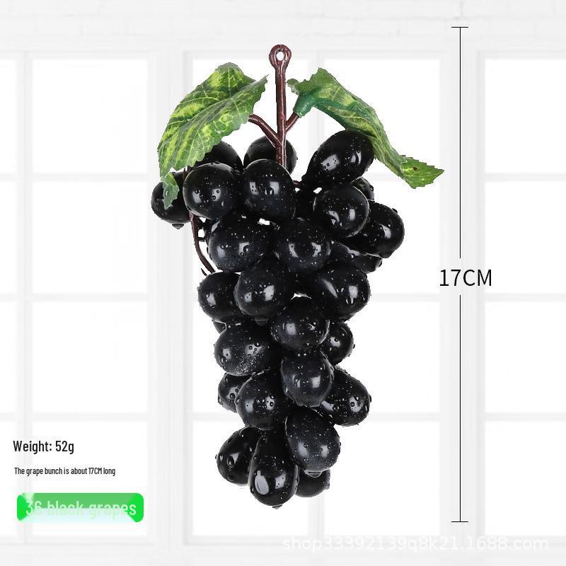 Kids' Educational Toys: Simulated Fruits - Grapes, Persimmons, Apples, Bananas - for Play, Decor, and Props