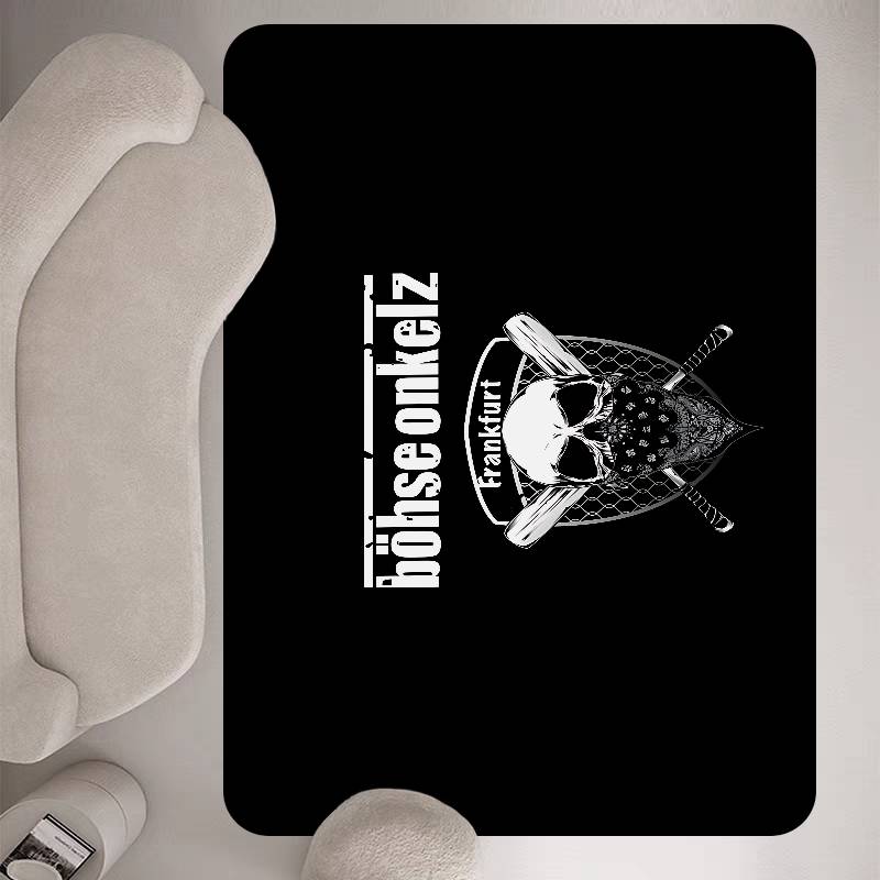 G-Germany B-Bohse O-Onkelz Kitchen Mat Kids Room Bedroom Decoration Balcony Anti-Slip Doormat Living Room Alfombra