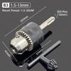 1/2"-20UNF Drill Chuck 2-13MM/1.5-10MM Quick Change 1/4" Hex Shank/SDS /1/2" Square Socket Adapter For Wrench Conversion Tools