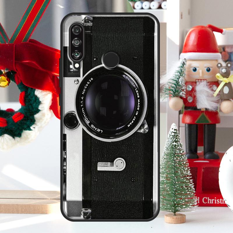 Retro Classic Vintage Camera For Huawei Nova 9 10 SE 11 Pro Y60 Y70 Y90 Y61 Y91 Y72 Y73 12i 11i 8i P20 P30 P40 Lite Case