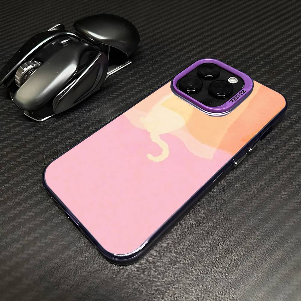 

Life Phone Case For iPhone17,16,15,14,13,12,11 Plus,Pro Max Purple Matte Shockproof Cover iPhone14
