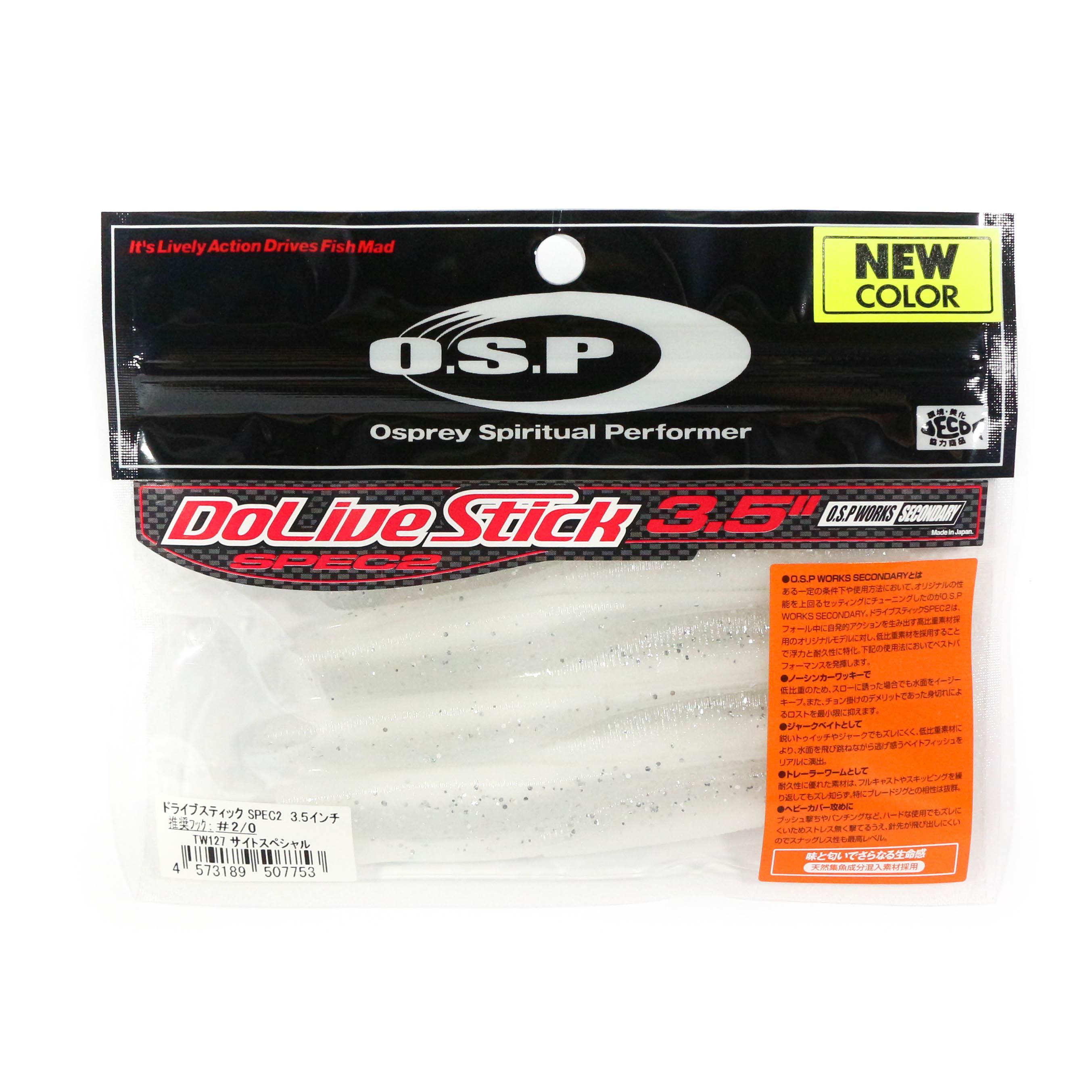 

OSP Soft Lure Dolive Stick Spec II 3.5 Inches TW-127 (7753)
