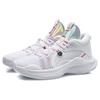New LINING SILENCER Basketball Shoes Men's Mid top Standard White ABPQ049-3