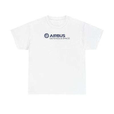 T-shirt Unisex Airbus Defense and Space Top Tee, Maglietta Aviazione, Top Grafico Aereo, Pilota