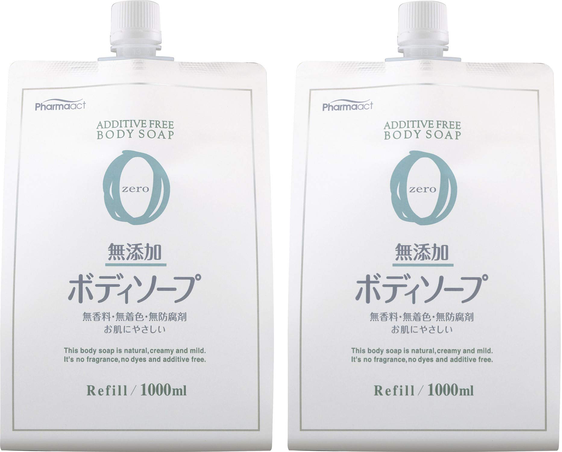 PharmaAct Additive-Free Body Soap Refill 1000ml x 2