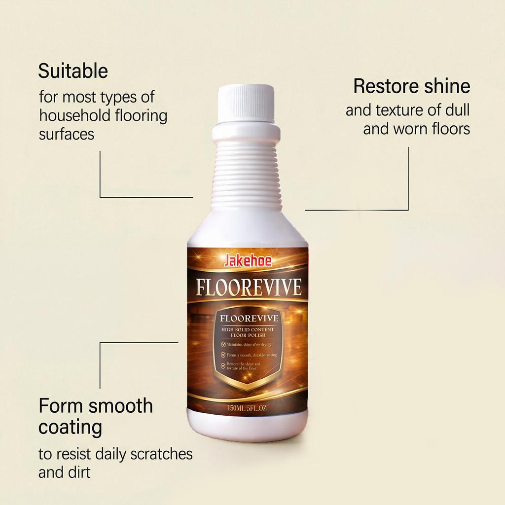 Jakehoe floor surface care products are suitable for a variety of materials, and can be used at home to brighten the floor surface 150ml
