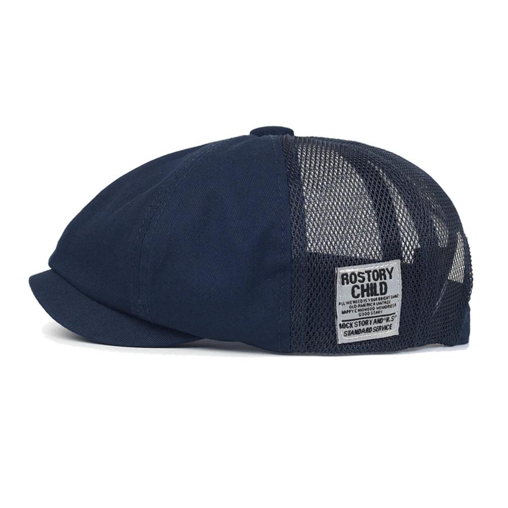Breathable Berets Hat Mesh Baseball Cap Vintage Newsboy Caps  Men