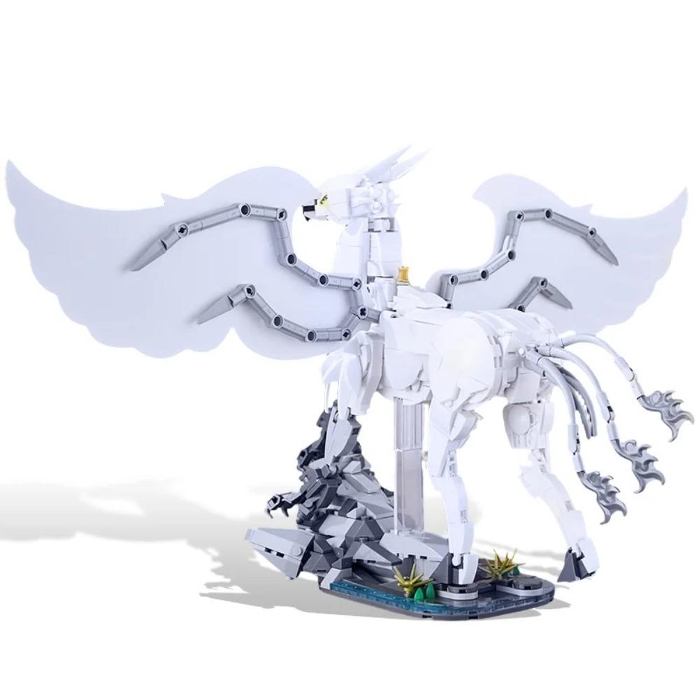 Creative MOC 698pcs Magic World Hippogriff Model Building Blocks Set Magical Creature Figures Kit Bricks Toys For Children Gifts