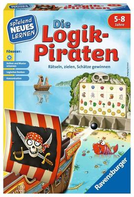 Ravensburger Logikpiraten 24969 5 Spiel- und Lern-Brettspiel für Kinder ab 5 Jahren